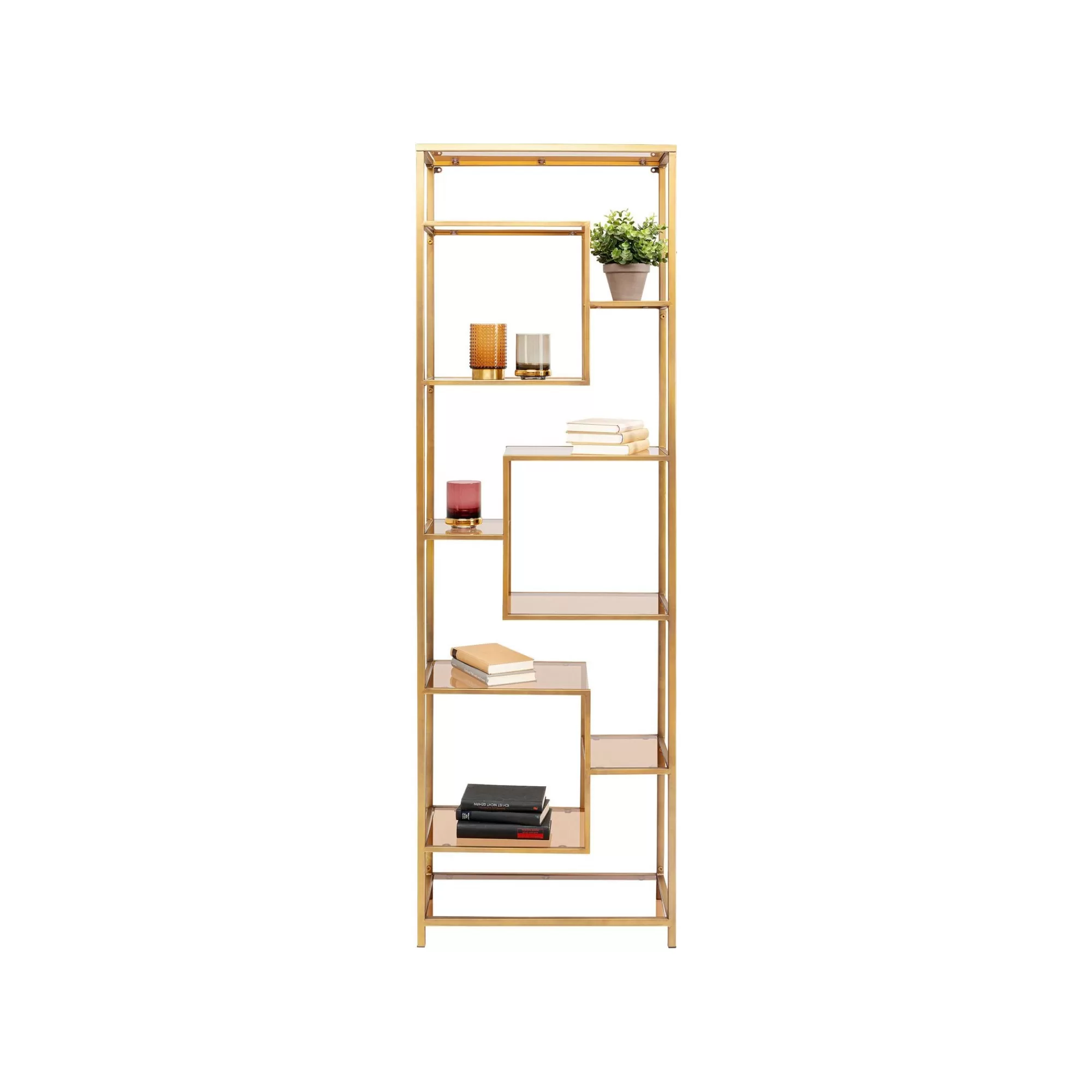 KARE Design Étagère Loft 195x60cm Dorée ^ Étagère Et Bibliothèque