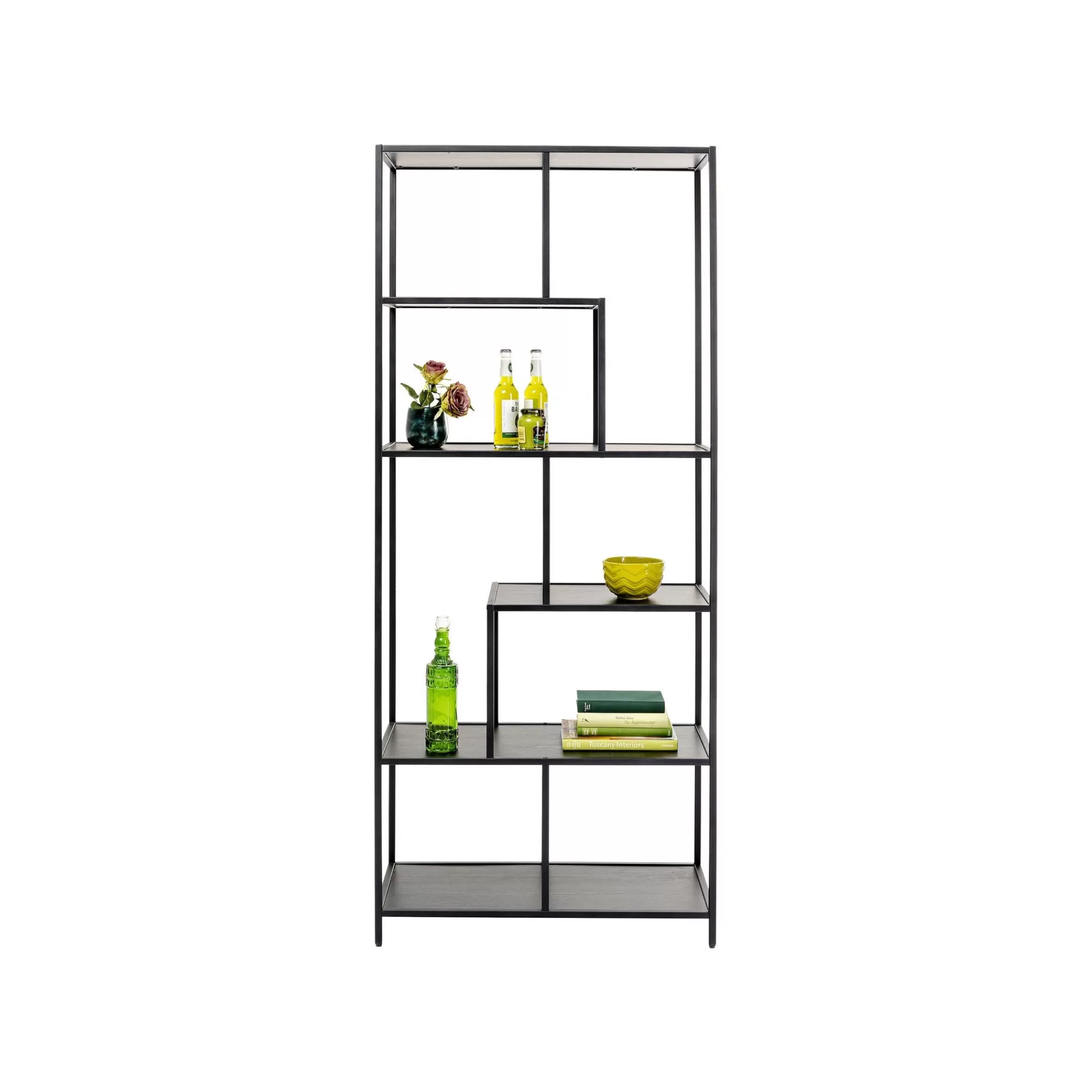 KARE Design Étagère Loftie Noire 185x77cm ^ Étagère Et Bibliothèque