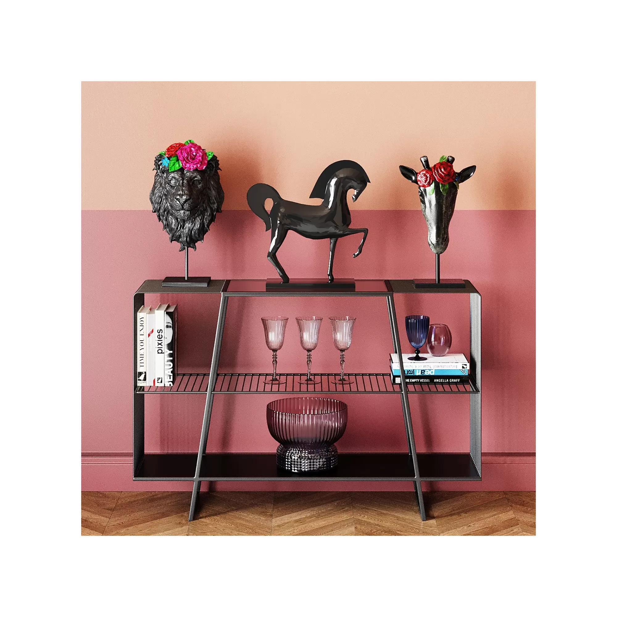 KARE Design Étagère Mesh Noire ^ Étagère Et Bibliothèque