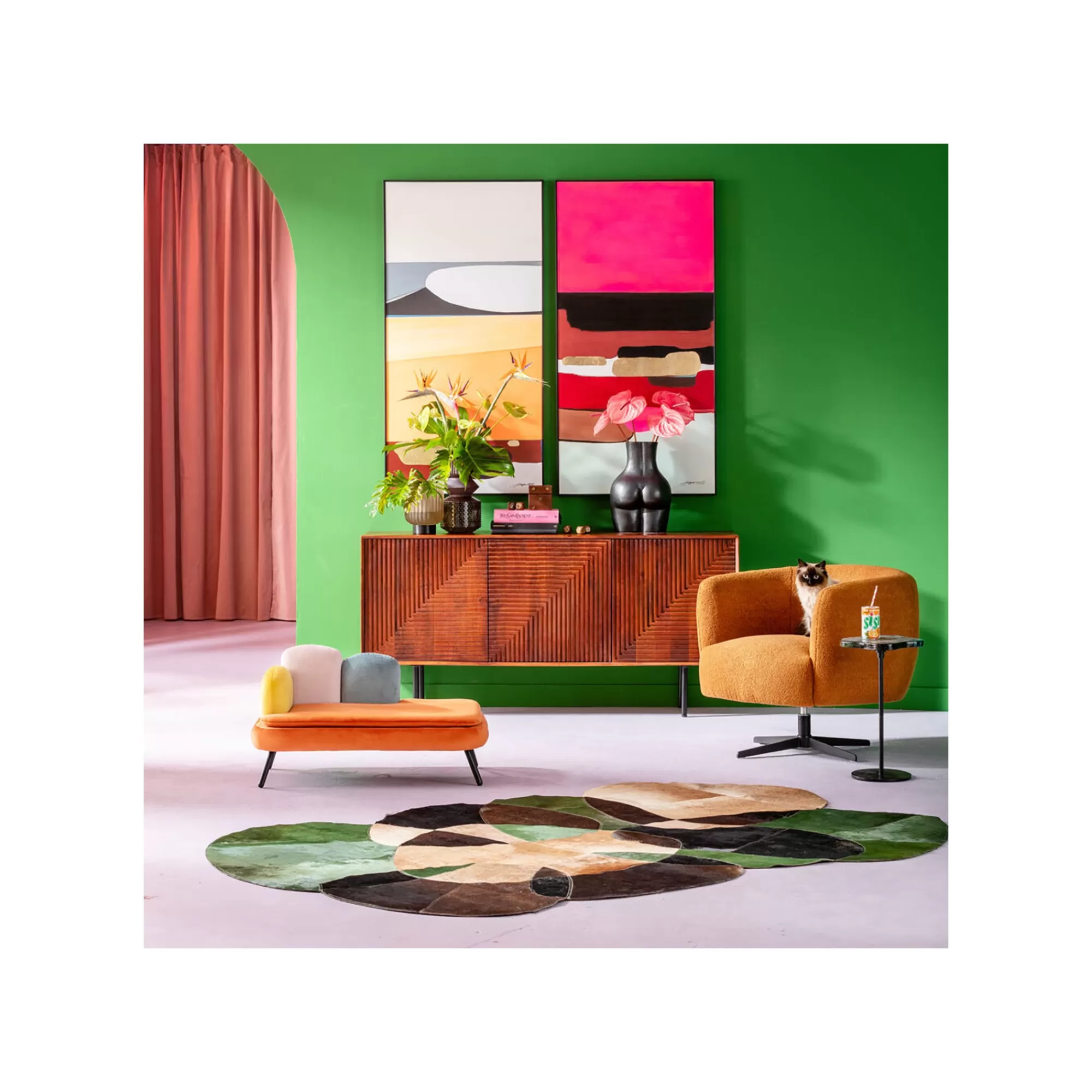 KARE Design Tapis Ovado Colore 240x170cm ^ Tapis