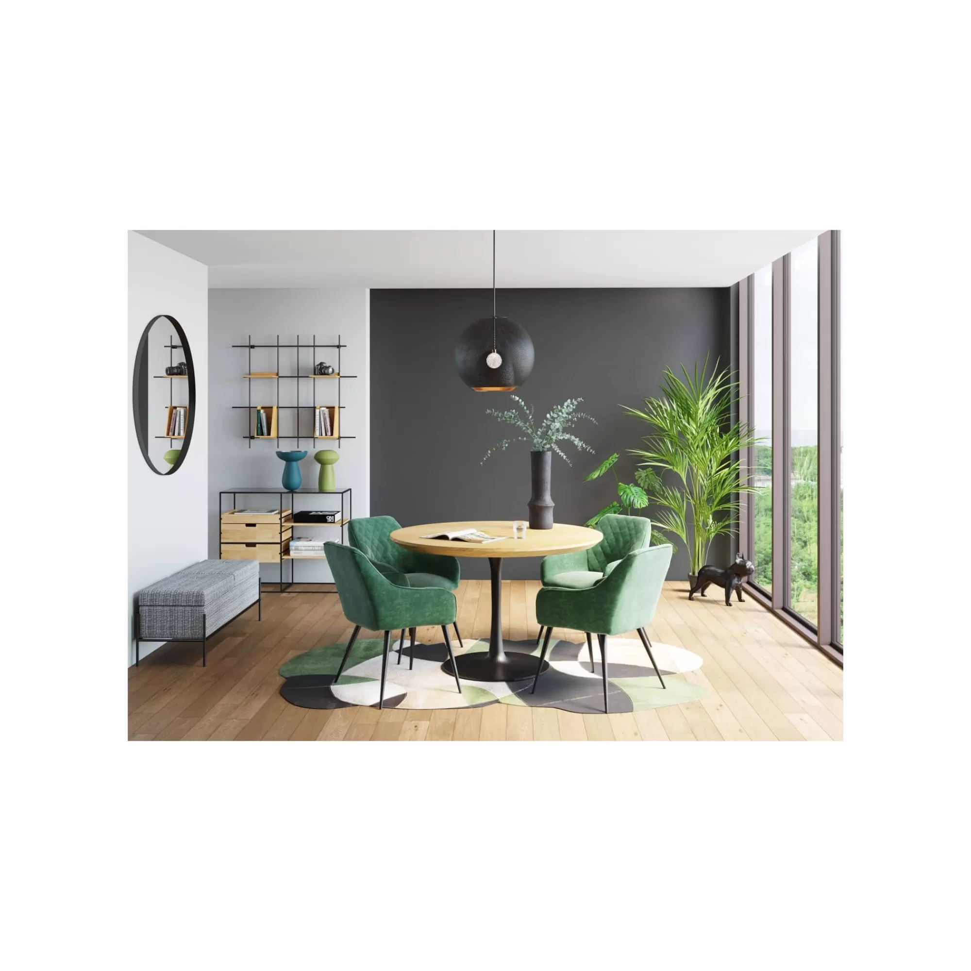 KARE Design Tapis Ovado Colore 240x170cm ^ Tapis