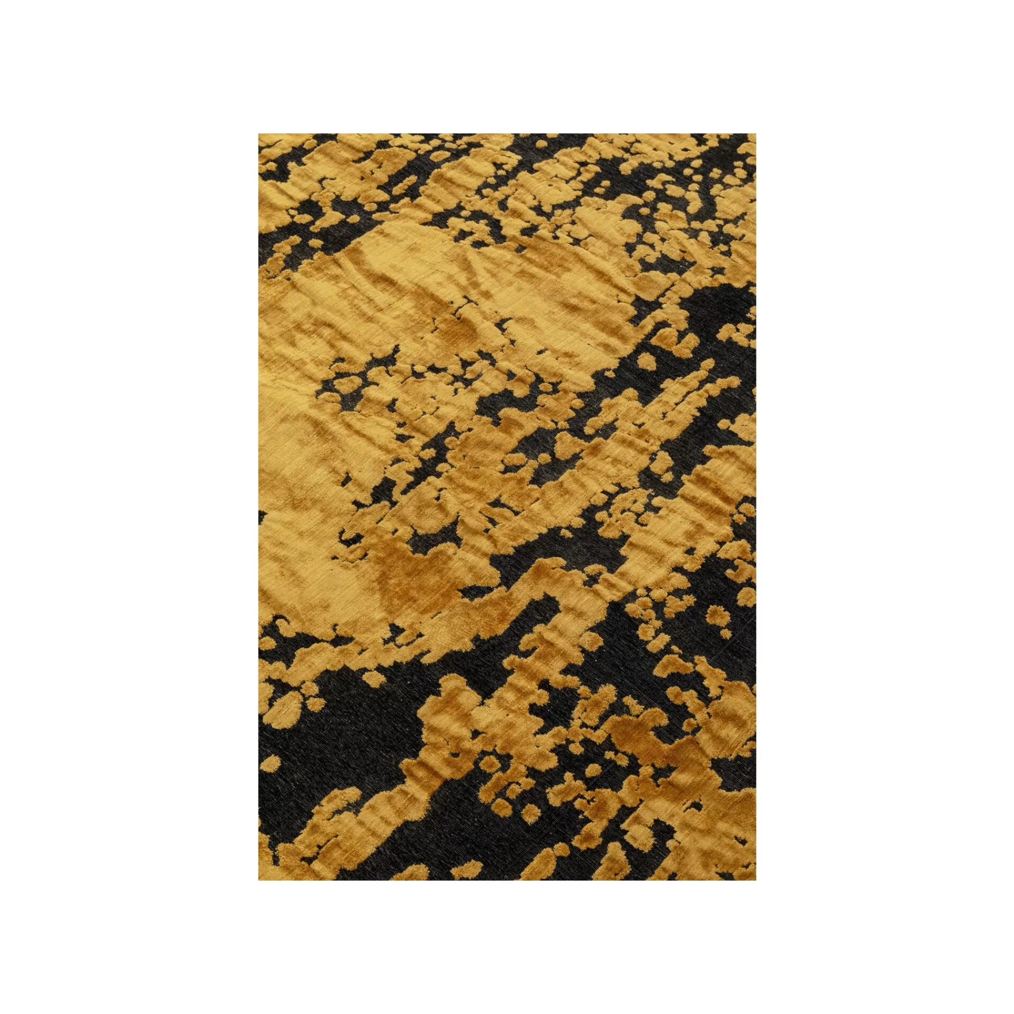 KARE Design Tapis Silja Ocre Et Noir ^ Tapis