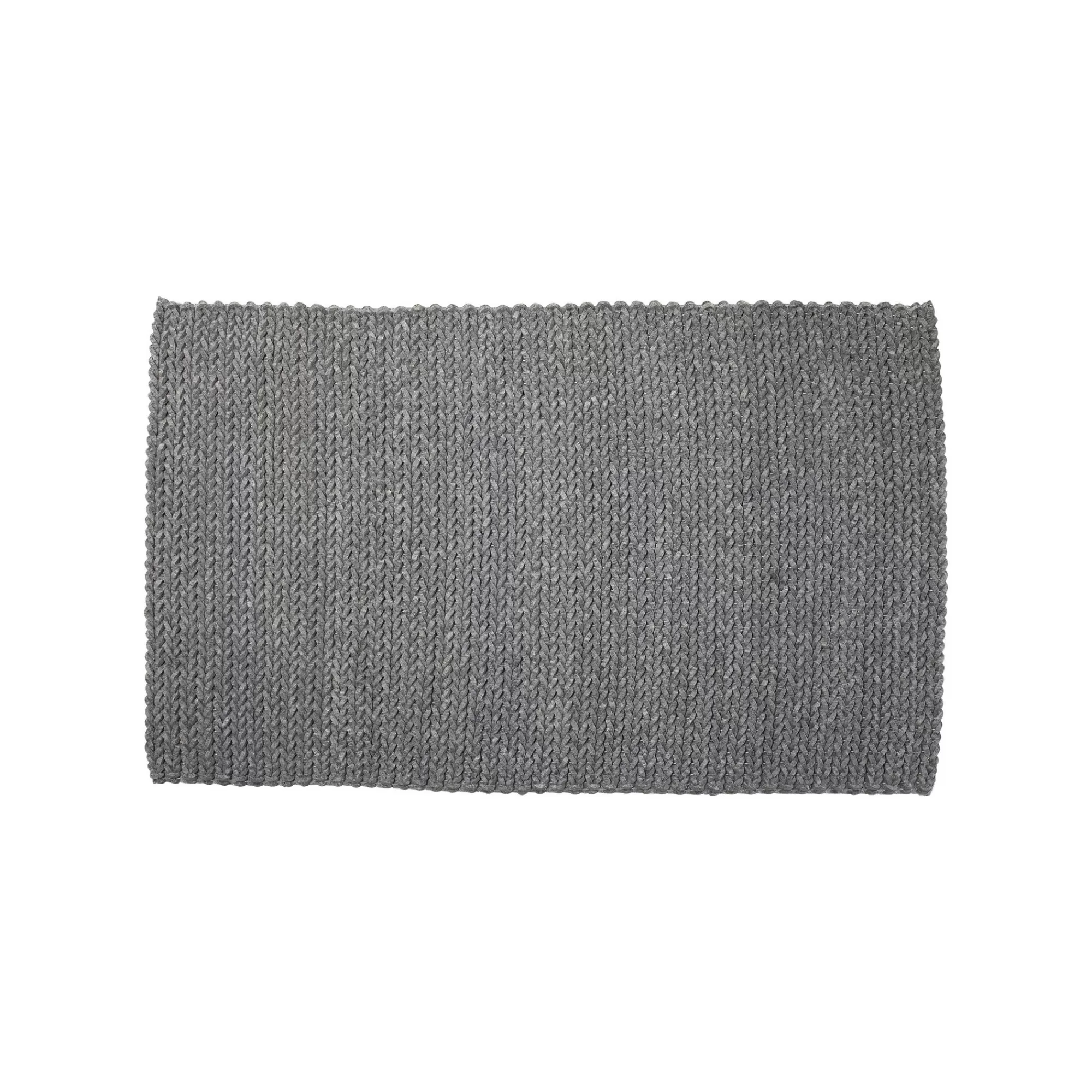 KARE Design Tapis Treccia 240x170cm Gris ^ Tapis