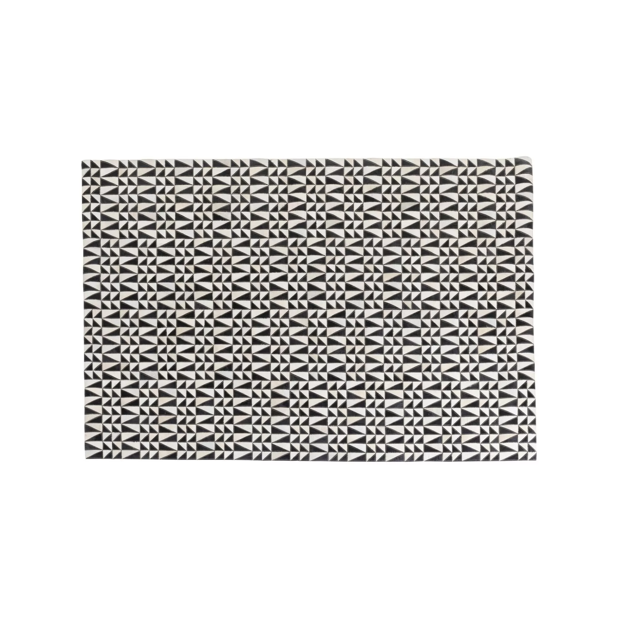 KARE Design Tapis Zigzag 240x170cm Noir Et Blanc ^ Tapis