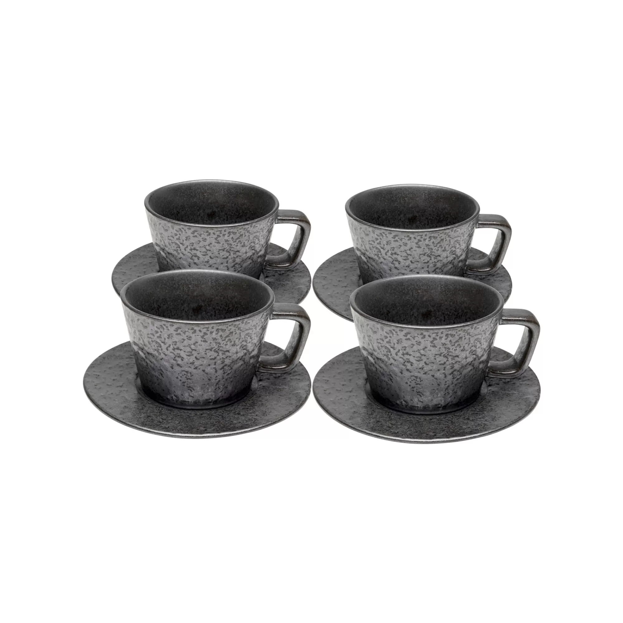 KARE Design Tasses à Espresso Cosmos Noires Set De 4 ^ Vaisselle