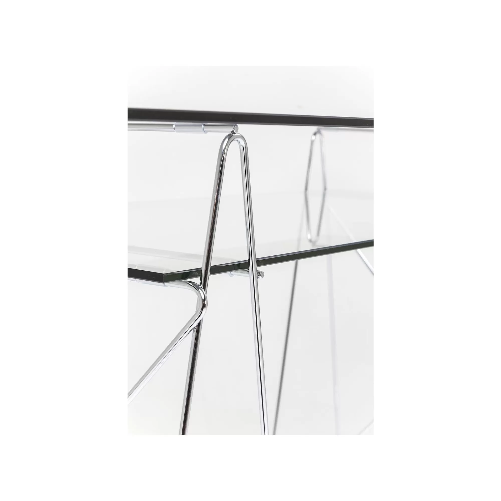 KARE Design Tréteaux De Bureau Polar Chromés Set De 2 ^ Bureau