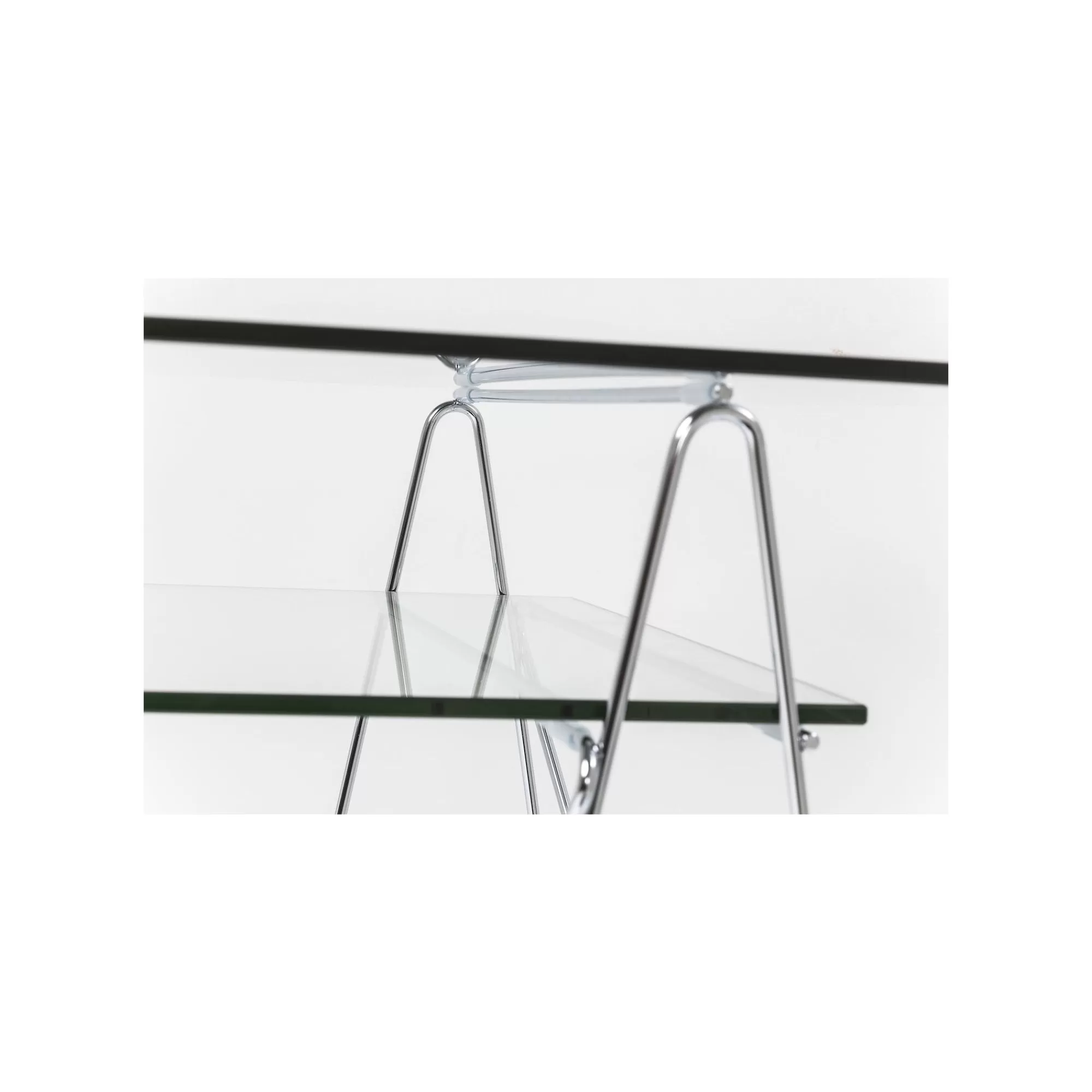 KARE Design Tréteaux De Bureau Polar Chromés Set De 2 ^ Bureau