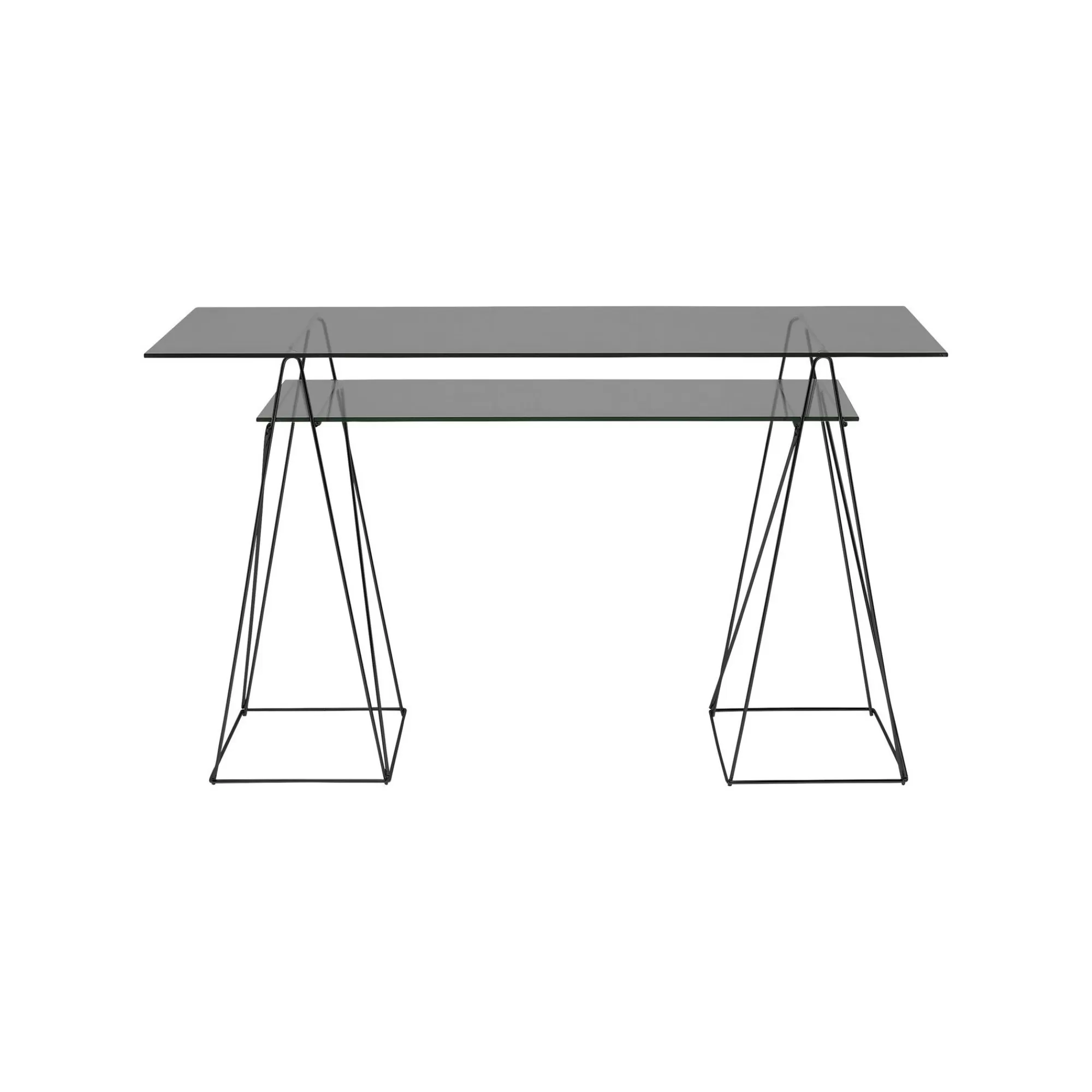 KARE Design Tréteaux De Bureau Polar Noirs Set De 2 ^ Bureau
