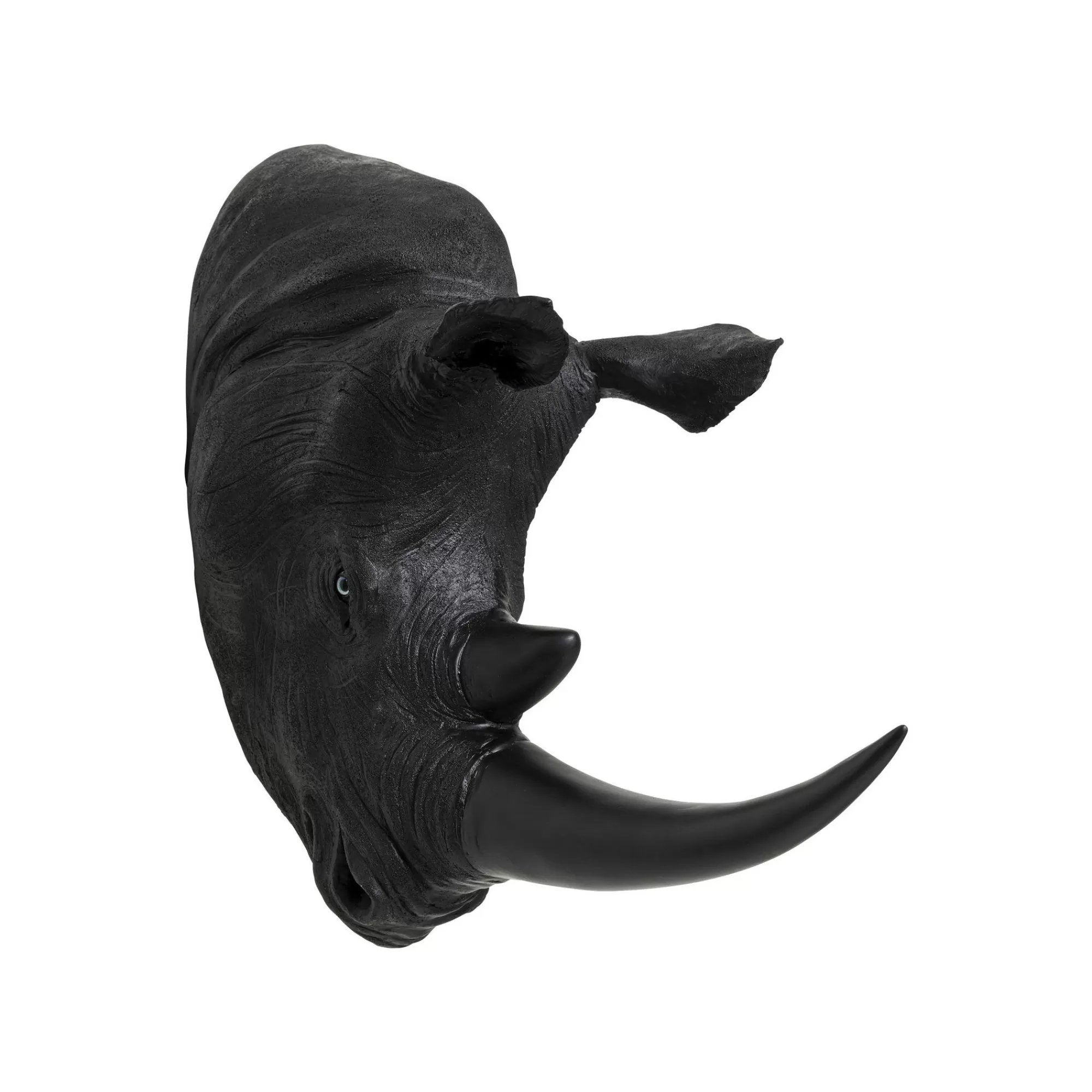 KARE Design Tête Rhino Antique Noire ^ Déco Murale