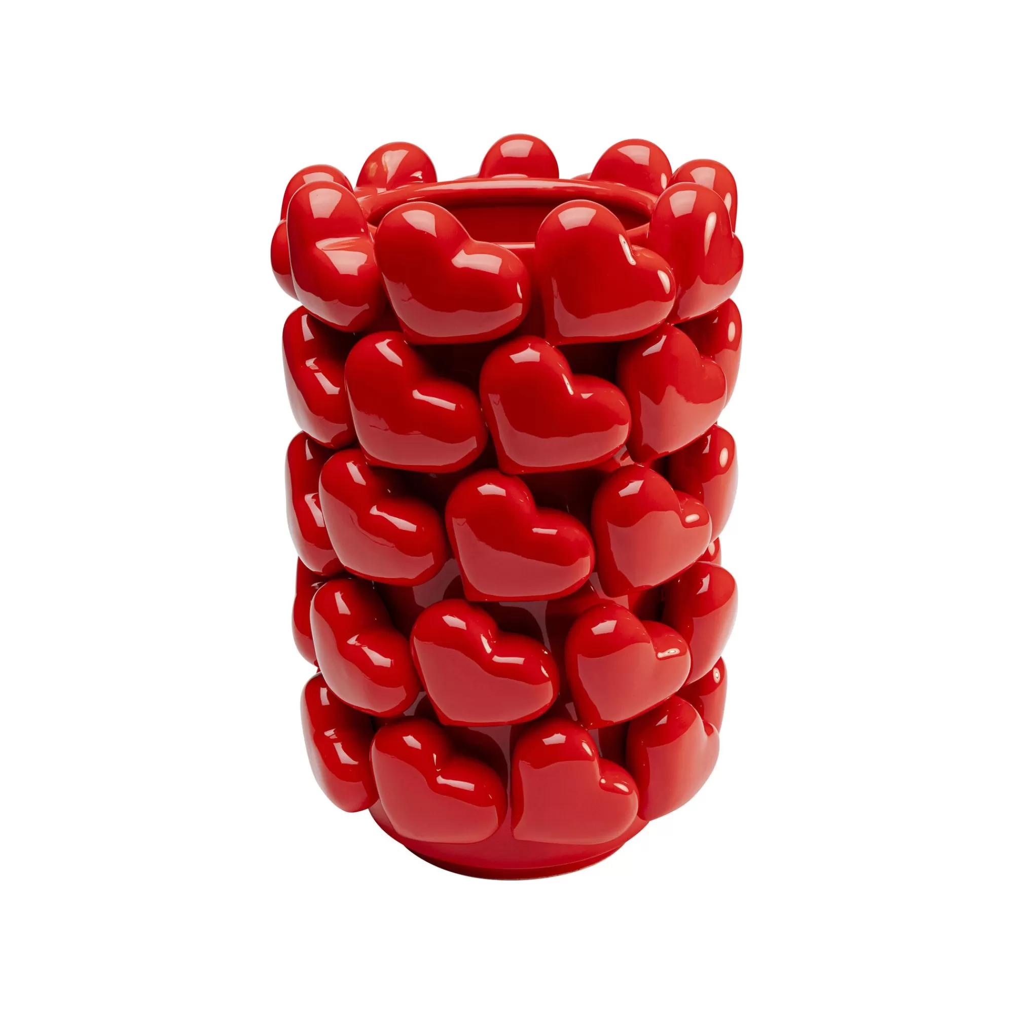 KARE Design Vase Cœurs Rouges ^ Vase