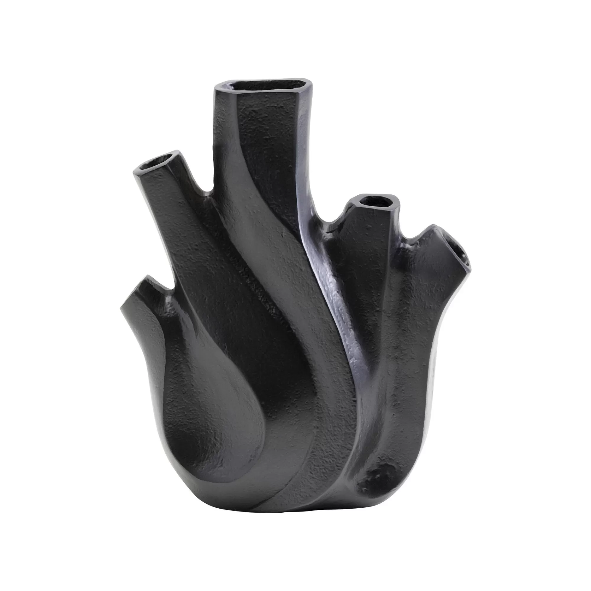 KARE Design Vase Flame Noir 25cm ^ Vase