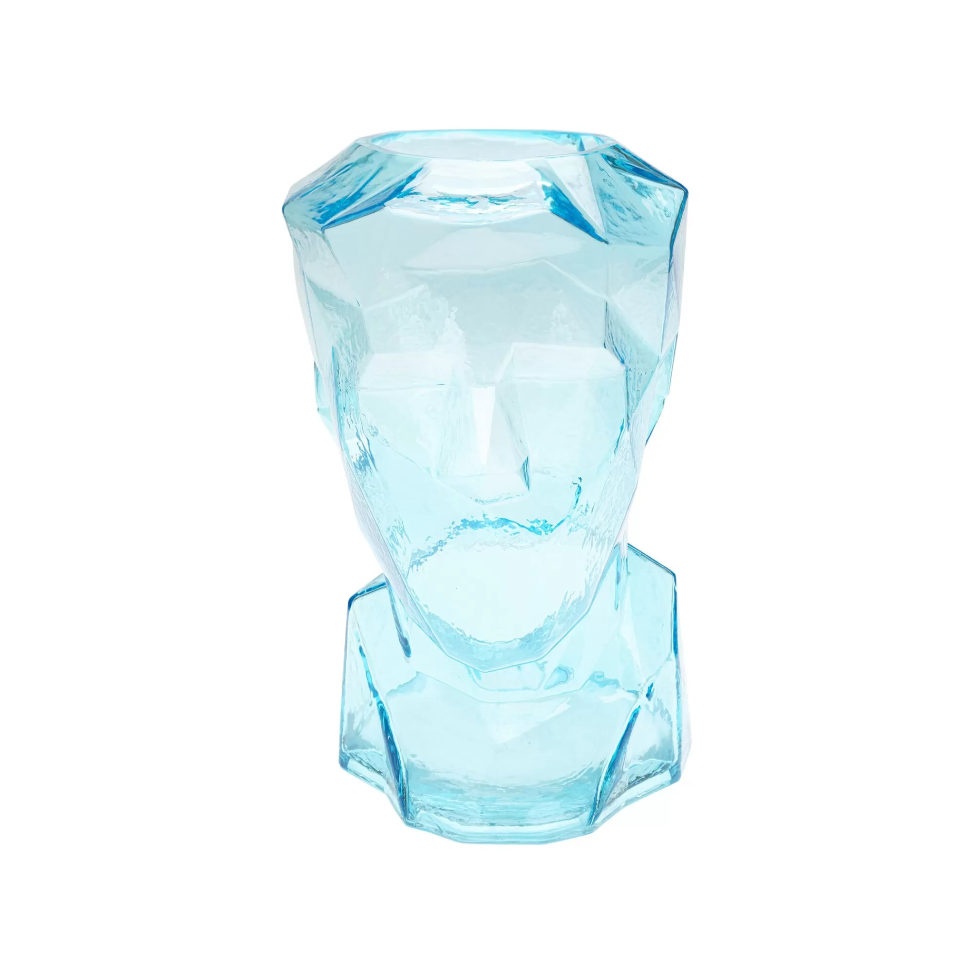 KARE Design Vase Prisma Visage Bleu Clair 30cm ^ Vase