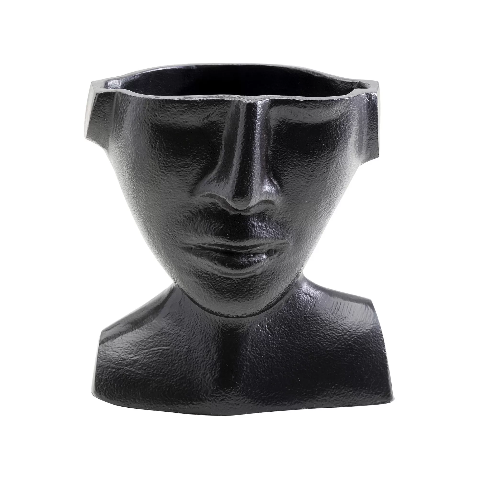 KARE Design Vase Rostro Visage Noir 17cm ^ Vase