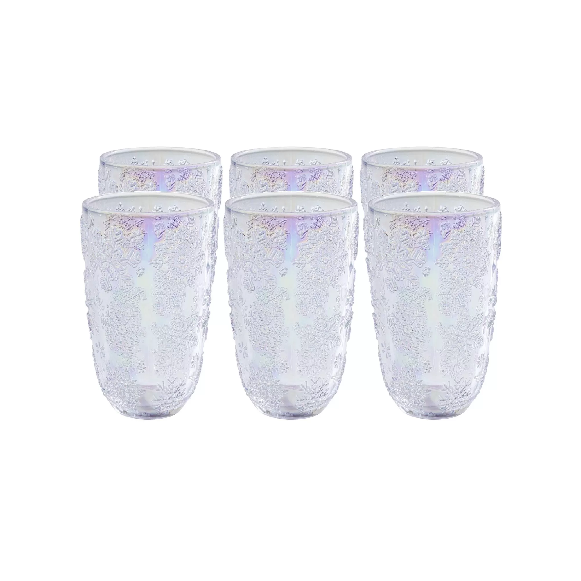 KARE Design Verres à Eau Ice Flowers Violets Set De 6 ^ Vaisselle