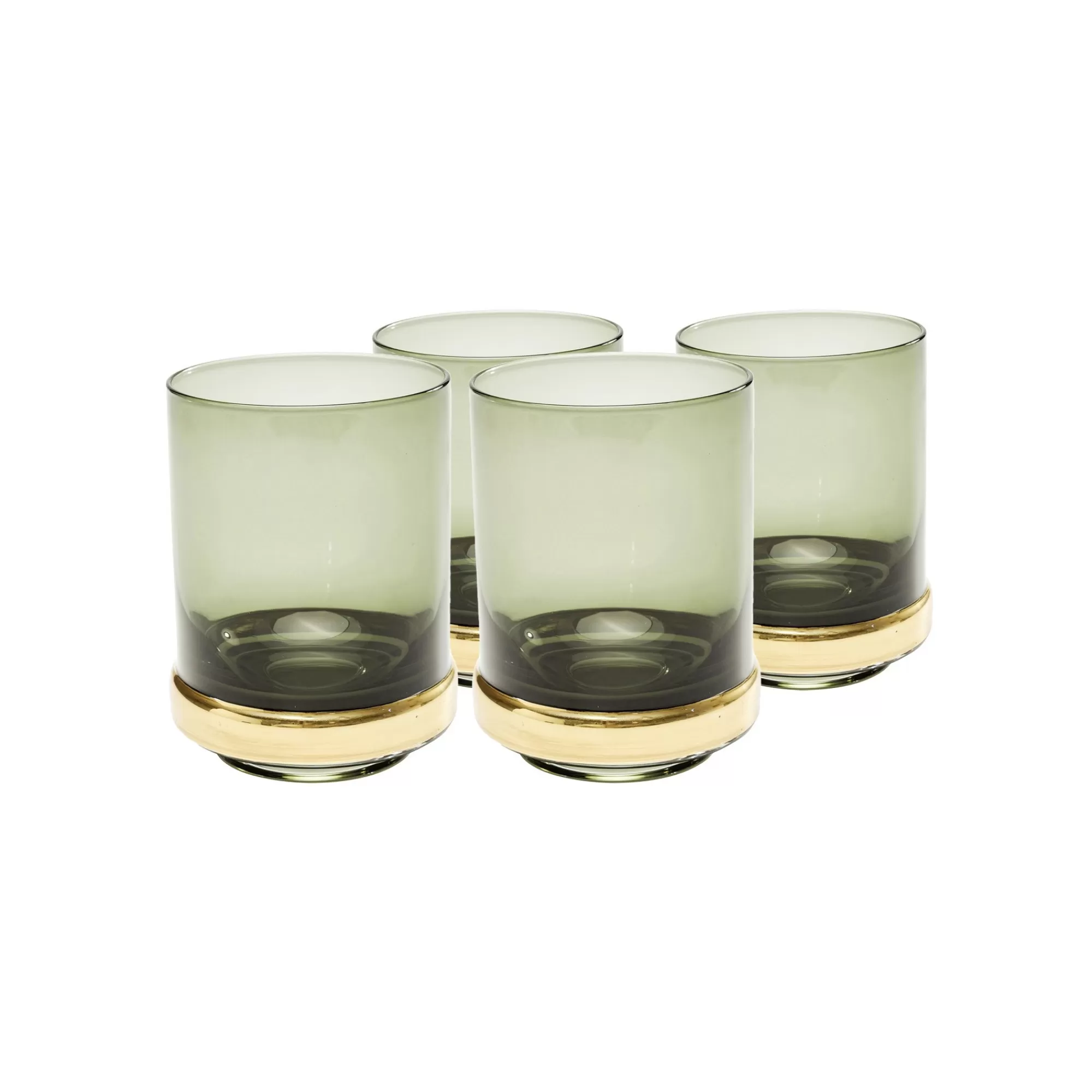 KARE Design Verres à Eau Innocent Fumé Set De 4 ^ Vaisselle