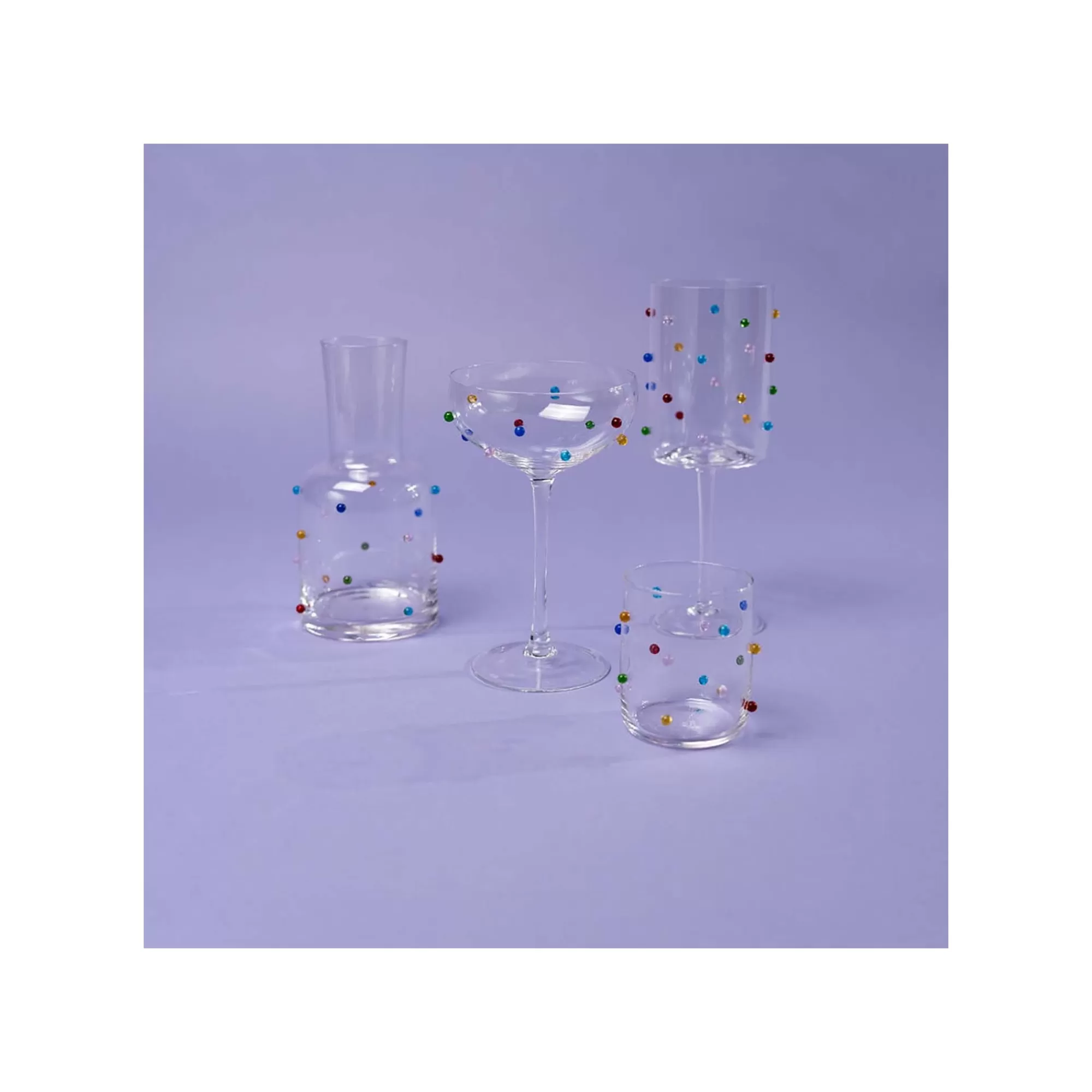 KARE Design Verres à Eau Party Dots Set De 4 ^ Vaisselle