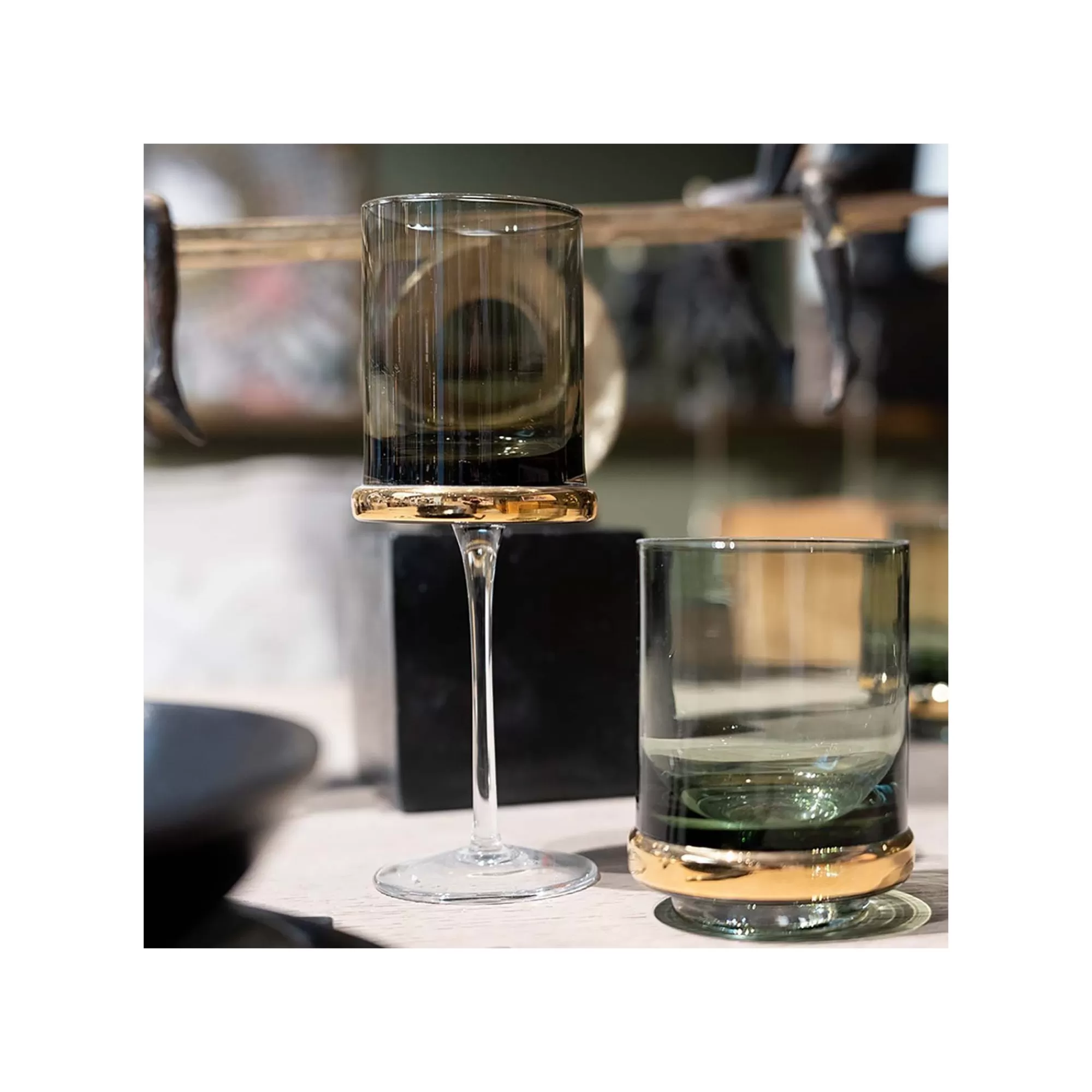 KARE Design Verres à Vin Blanc Innocent Fumé Set De 4 ^ Vaisselle