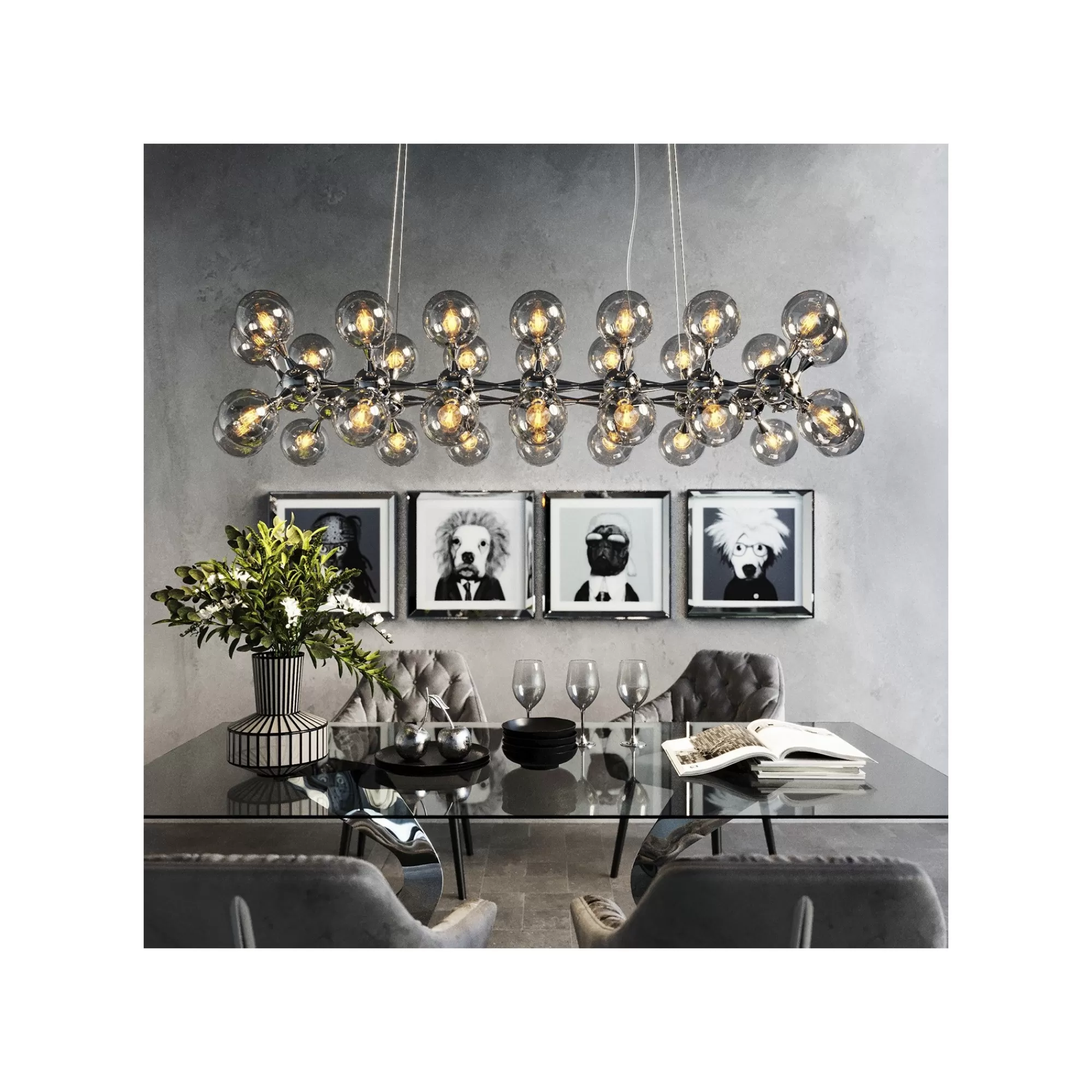 KARE Design Verres à Vin Blanc Night Sky Set De 4 ^ Vaisselle