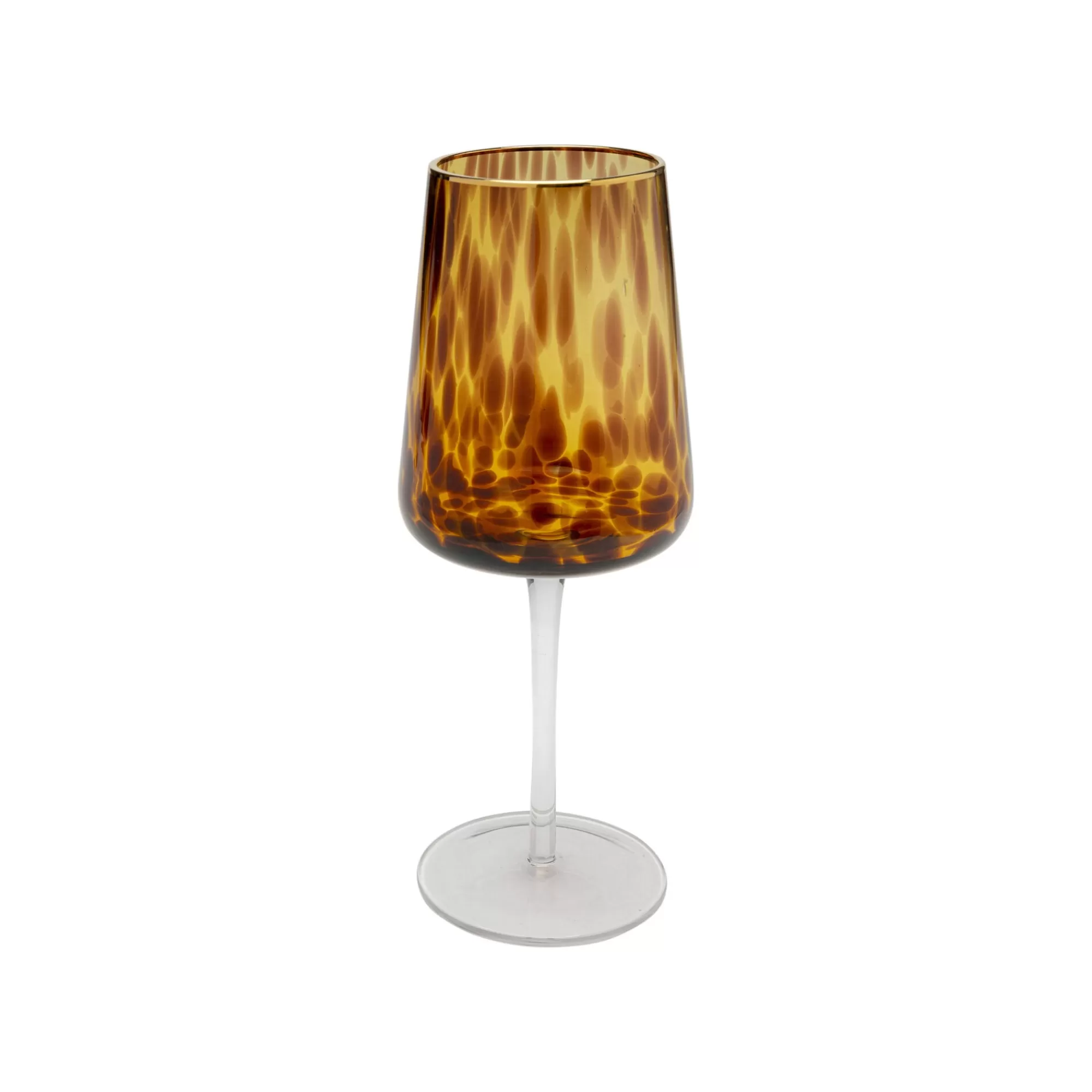 KARE Design Verres à Vin Caramel Set De 4 ^ Vaisselle