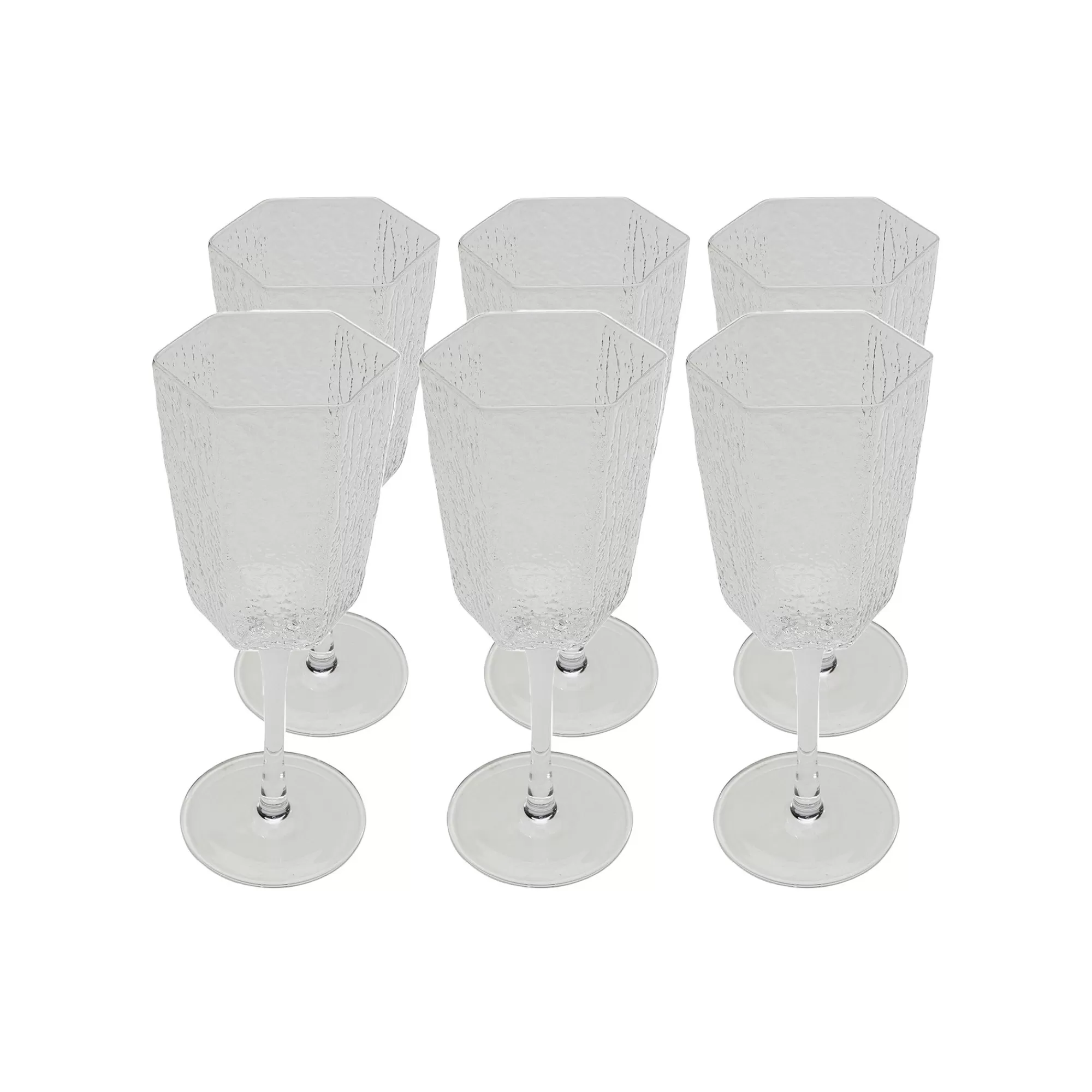 KARE Design Verres à Vin Rouge Cascata Set De 6 ^ Vaisselle