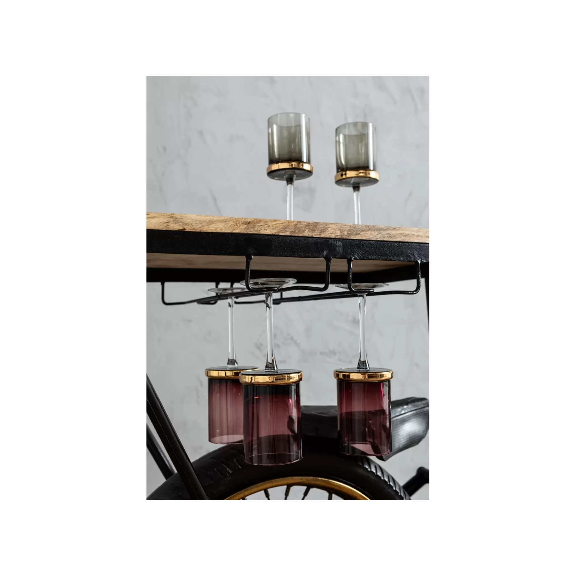 KARE Design Verres à Vin Rouge Innocent Fumé Set De 4 ^ Vaisselle
