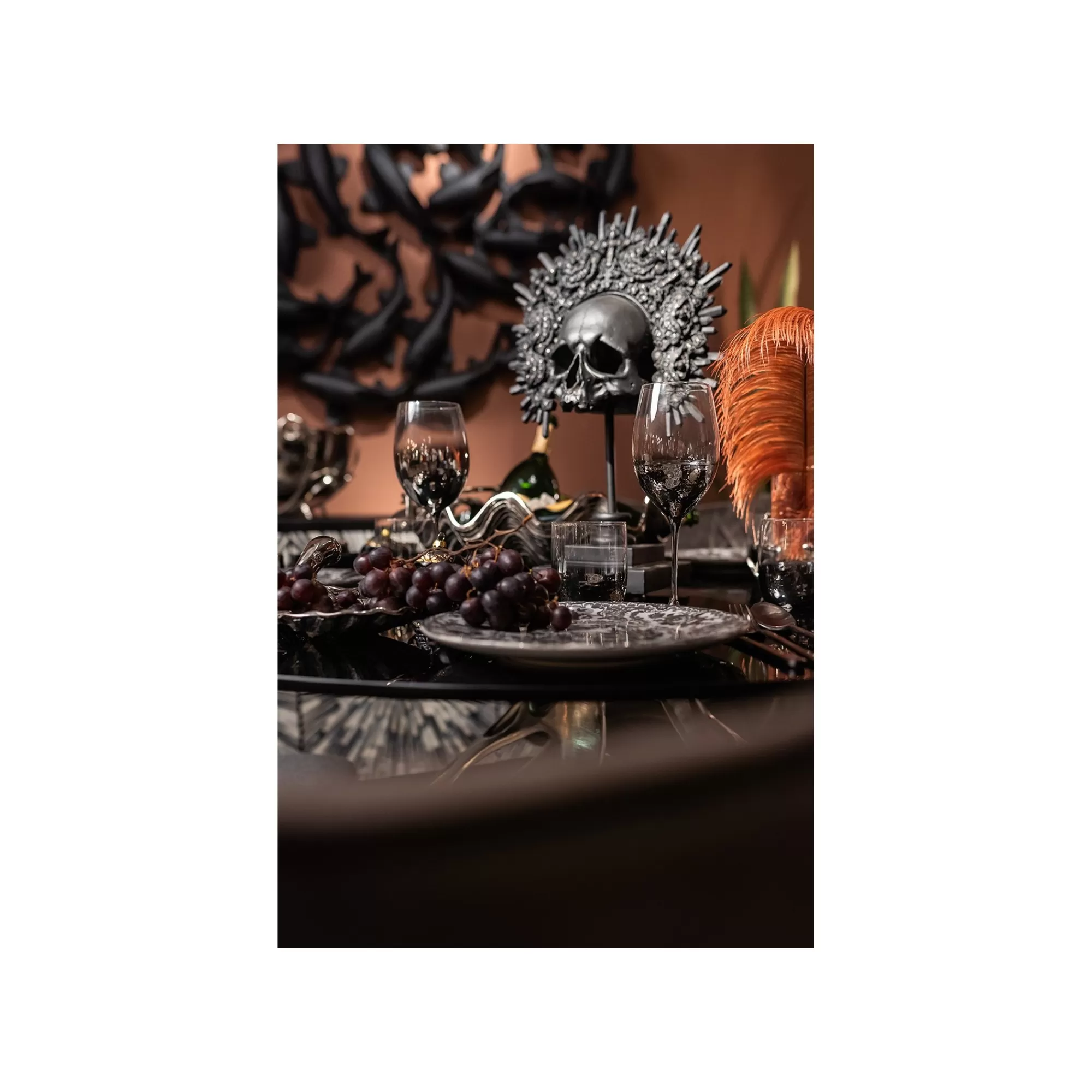 KARE Design Verres à Vin Rouge Night Sky Set De 4 ^ Vaisselle