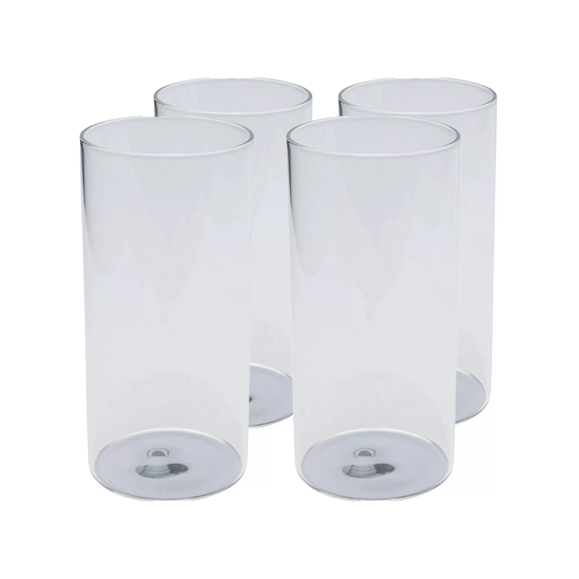 KARE Design Verres Hauts à Eau Electra Argentés 15cm Set De 4 ^ Vaisselle